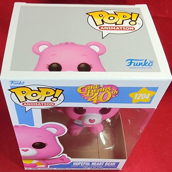 Hopeful heart bear funko # 1204 (nib)Brand new care bears hopeful heart bear - Picture 4 of 7